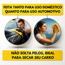 6 Peças de microfibra profissional