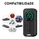 Bomba de Ar Portatil Compressor / Auxiliar de partida